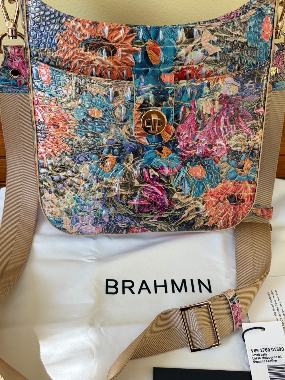 Brahmin Leia Lasso Melbourne Crossbody Bag - Picture 2 of 10